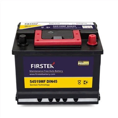 54519 12V45AH DIN45 ڈرائی چارجڈ کار بیٹری