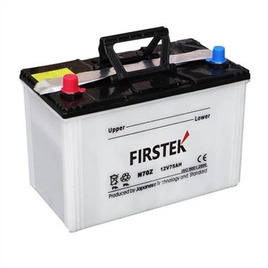 N70Z 12V 75AH JIS ڈرائی چارجڈ کار کی بیٹری